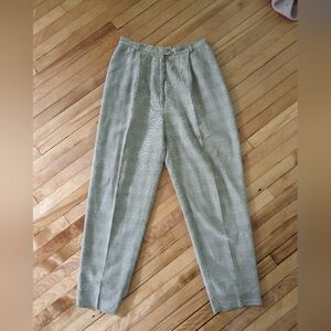 Vintage Plaid Trousers